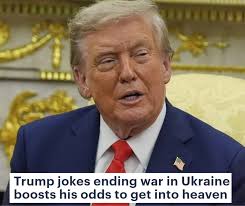 US President Donald Trump has made a candid remark about his spiritual  journey. Speaking to press aboard Air Force One