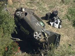 A smiling tiger woods, on crutches and with his dog by his side, posted the first picture of himself 23 car accident to instagram on friday afternoon. No Charges Anticipated In Tiger Woods Car Crash Abc News