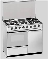 Cavidad horno esmaltada ingicció, n; Cocina Meireles E920w 4 Gas Y 2 Electricos Horno Lacasadelelectrodomestico Com