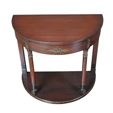 Kittinger roulette coffee table small wheel side montecarlo by vismara design barkeaterlake com a hardwood and ebonised interbuild 130 cm patio white with 20th century novelty john huxley antique. Kittinger Mahogany Console With Columns Niagara Furniture Antique
