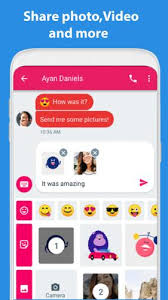 The video is choppy, the audio echoes and cuts out, and you can barely see the person on the other end. Download Message Text And Call Video Chat Free Apk For Android