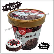 Resep dan tips membuat es krim tidak mudah meleleh lembut ala es krim walls es krim oreo. Ice Cream Es Krim Black Forest Cake Walls Shopee Indonesia