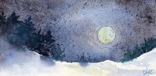Winter skies may not be regarded as the most beautiful of the year, but the winter sky art projects below will put. 10 Minute Winter Woodland Watercolor Tutorial Scratchmade Journal