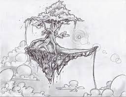 Pin By Ganga Walikar On Tree Fantasy Tree Drawing Drawings Fantasy Tree