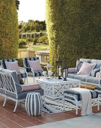 Grayson Seating In White Finish Frontgate Best Outdoor Furniture Outdoor Decor Outdoor Furniture