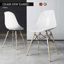 Chair Vitra Dsw Eames Plastic Side 3d Model Max Obj Stl Mtl Mat 1 Vitra Chair Chair Eames Furniture