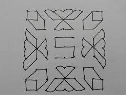 Rangoli Designs Kolam S No 118 9 Pulli 9 Varisai Kolam Favoritos