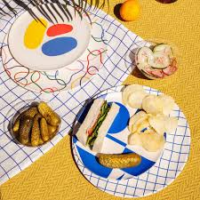 Where I Work Angie Myung Of Poketo Tea Towel Set Linen Tea Towel Bamboo Plates
