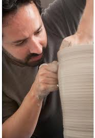 Medium Large Desert Dusk Collapsed Form, Vessel No.105, Ceramic Sculpture  For Sale at 1stDibs