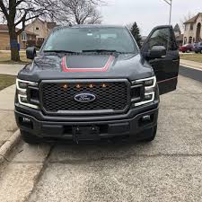Raptor style grill kit, aaiwa grille for 2015 2016 2017 f150 front grill replacement with amber led lights without f r letters, matt black 4.9 out of 5 stars 10 $109.99 $ 109. 2018 2020 F 150 Stx Se Raptor Grill Light Customautoworksstore