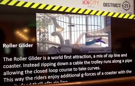 Challenge your body and mind with 10 different activities, including ninja warrior course, sky trail and more. Roller Glider District 21 City Districts Attraction