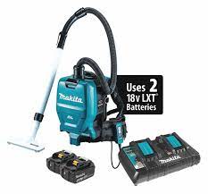 Makita Cordless Backpack Vacuum 53 Cfm Hepa Vacuum Filtration Type 1 2 Gal 9 4 Lb Weight 53yk04 Xcv05pt Grainger