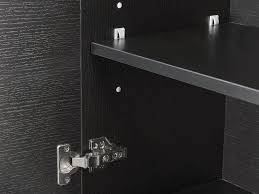 Livraison à domicile ou en point relais colis®. Meuble De Salle De Bain Placard Mural Noir Auguste