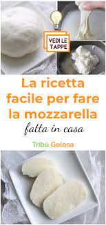 2 l di latte pastorizzato; La Ricetta Facile Per Fare La Mozzarella Fatta In Casa