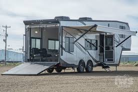 Toy haulers are perfect to get all of your gear to your favorite. Fifth Wheel Toy Haulers Iws Trailers