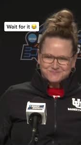 Lynne Roberts is a whole mood 😂 #Pac12WBB #MarchMadness #Sweet16 #Utah  #UtahUtes #collegebasketball