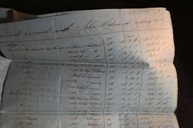 1854 Accounts of A. Bell Commission Merchants On Board Ships to John Edward  Cord