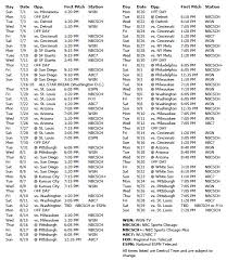 White sox fans in the chicagoland area who subscribe to nbc sports chicago can find nbcsch and nbcsch+ channel information here in the channel directory. Cubs Announce 2018 Regular Season Television Broadcast Schedule Chicago Cubs Online