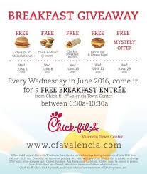 Y'all, Chick-fil-A giving out FREE breakfast