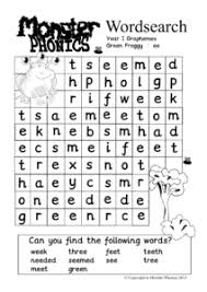 I printed these big letters on cardstock and students use the answer sheet to record the words that they make. Free Phonics Worksheets Activities Monster Phonics