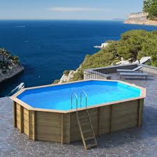 Swimmingpool Holz Odysea Achteck Uber 840 X 488 X H146 Bwt Mypool