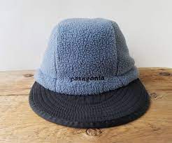 Vintage 90s Patagonia Polar Fleece Duckbill 5 Panel Hat With Etsy Polar Fleece Ear Hats 5 Panel Hat