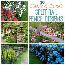 How to build a fence on a slope. Housie Inspiration Classic Casual Split Rail Fences The Happy Housie