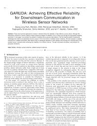 The upstream sensor measures the air/fuel ratio and sends a signal to the ecu if an efficiency adjustment is required i.e. Pdf Garuda Achieving Effective Reliability For Downstream Communication In Wireless Sensor Networks