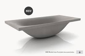 Ihr badewanne problemlos unter den 3. Beton Badewanne Wave Dade Design