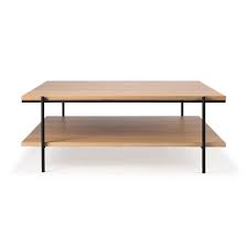 Round tables are easy to move around while square tables pair well with sectionals. Rise Square Coffee Table Oak Rouse Home
