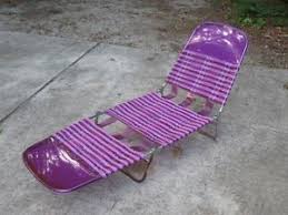 Vintage Plastic Vinyl Tube Multi Folding Lounge Chair Beach Lawn Chaise Straps Lounge Chair Outdoor Folding Lounge Chair Outdoor Chairs
