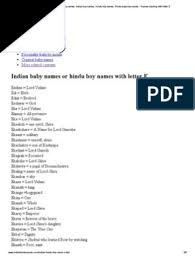 Learn how to pronounce the letter 'c' and it's common forms in french, which is very similar to how it is used in english. Indian Baby Names Hindu Baby Names Indian Boy Names Hindu Boy Names Hindu Baby Boy Names Names Starting With Letter E Pdf