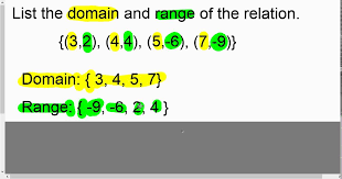 7 1 List Domain And Range Of Relation Or Function Youtube