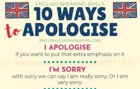Recently i found out some forums asking if apologise about is or not correct, but none of them have clear response. 10 Better Ways To Apologise In English Learn English With Harry