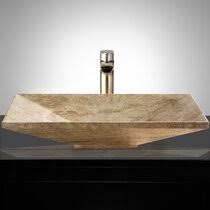 Sink sits entirely on the topside of the counter (note, the sink height may dictate the need to buy a specific vessel faucet) overall sink size (length x width x height): Beige Vessel Bathroom Sinks You Ll Love In 2021 Wayfair