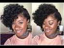 Side Twist Hairstyle Black Hair