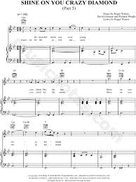 Shine on you crazy diamond. Pink Floyd Shine On You Crazy Diamond Sheet Music In F Major Download Print Sku Mn0044731