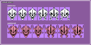 Please don't upload these huge sprite sheets the last unused attack is a version of the random gaster blasters. Undertale Underswap Gaster Blaster Spritesheet By Sharfav3in On Deviantart