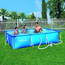 Bestway Piscine Rectangulaire Steel Frame 300 X 201 X 66 Cm Fi