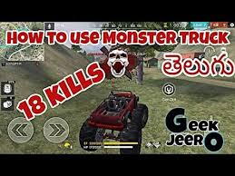 10:32 telugu gaming zone recommended for you. Free Fire Telugu Gameplay Monster Truck Tips And Tricks Geek Jeero Youtube