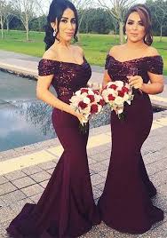 2016 Bridesmaid Dresses Long Bridesmaid Dresses Mermaid Bridesmaid Dresses Maroon Bridesmaid Dresses Off Shoulder Bridesmaid Dress Bridesmaid Dresses 2017