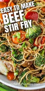Easy Beef Stir Fry Is The Perfect Restaurant Style Dish That You Can Make At Home In 2020 Beef Stir Fry Recipes Easy Beef Stir Fry Steak Stirfry Recipes