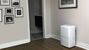 For convenience, if you need to move the unit, it has wheels attached making it easy to roll to another room or area of the basement. 70 Pint 33 12l Capacity 3 Speed Dehumidifier Dh 70k1sfre00 Hisense Canada