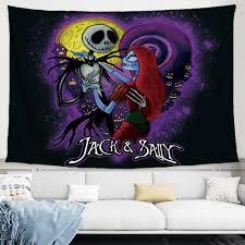 Check spelling or type a new query. Buy Jack And Sally Tapestry Wall Hanging Nightmare Before Christmas Wall Tapestry For Bedroom Live Room Online In Indonesia B08xc1qsc7