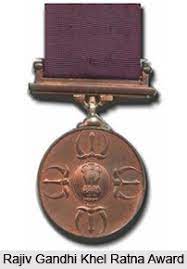 Civil pris for bidrag til sport (individ / hold). Rajiv Gandhi Khel Ratna Award