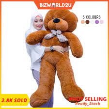 Learn more and get started now! 160cm 1 6m Giant Teddy Bear Plush Toys Doll Birthday Gift Valentine Gift Bear Besar Kids Doll Patung Beruang Shopee Malaysia
