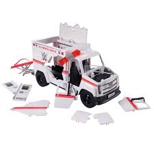 Wwe toy wrestling action figure. Wwe Wrekkin Slambulance Vehicle Smyths Toys Uk