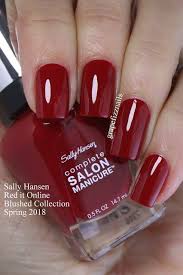 Sally Hansen Red It Online Blushed Collection Nails Sally Hansen Nail Polish