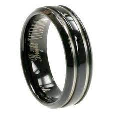 Love The Color Titanium Wedding Band Titanium Rings Mens Wedding Bands