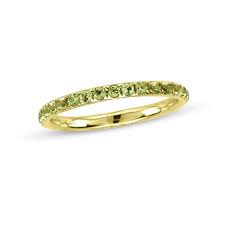 Peridot Eternity Band In 14k Gold Zales